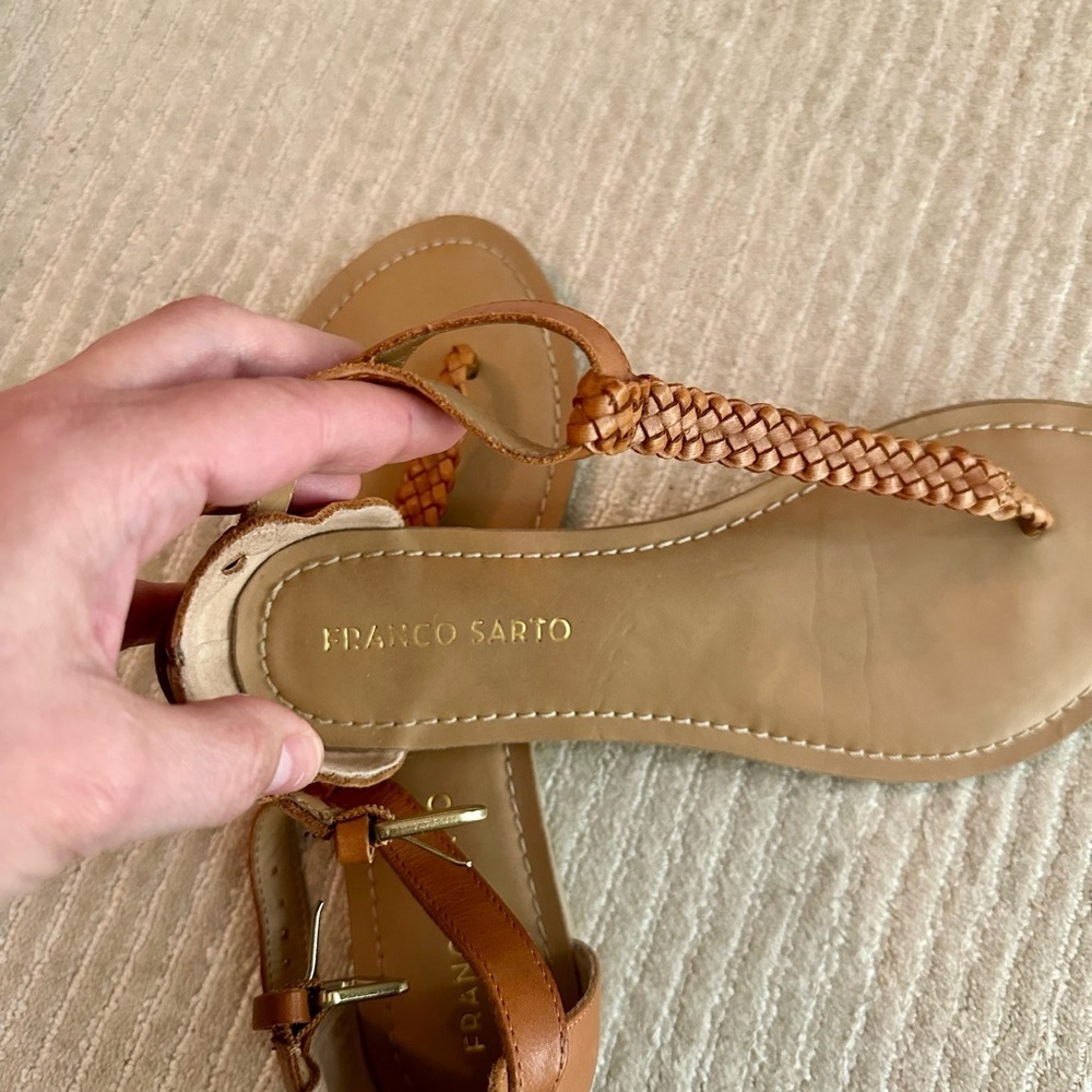 Franco Sarto Women's Tan Sandals - Picture 3 of 4
